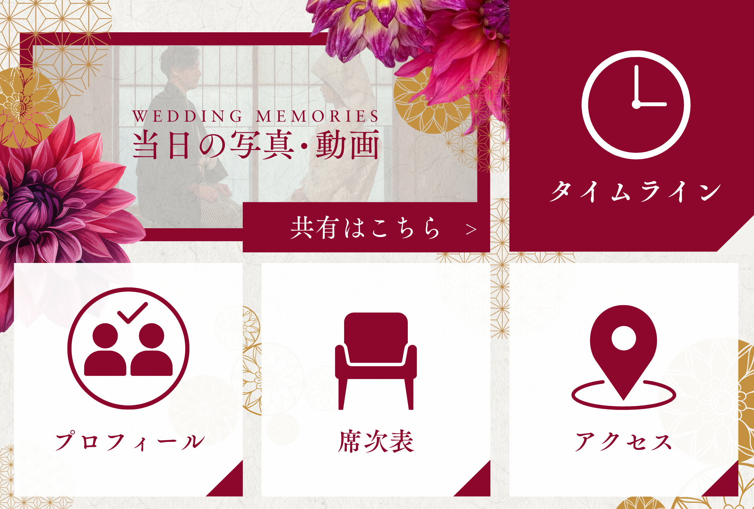 辻甚さま上段タイムライン・当日の写真動画